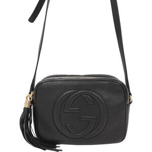 Gucci Soho Leather Disco Pebbled Crossbody Bag